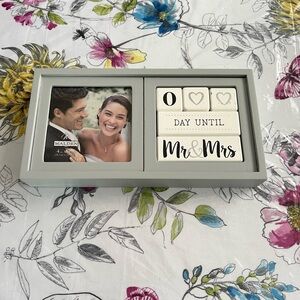 Wedding countdown with picture